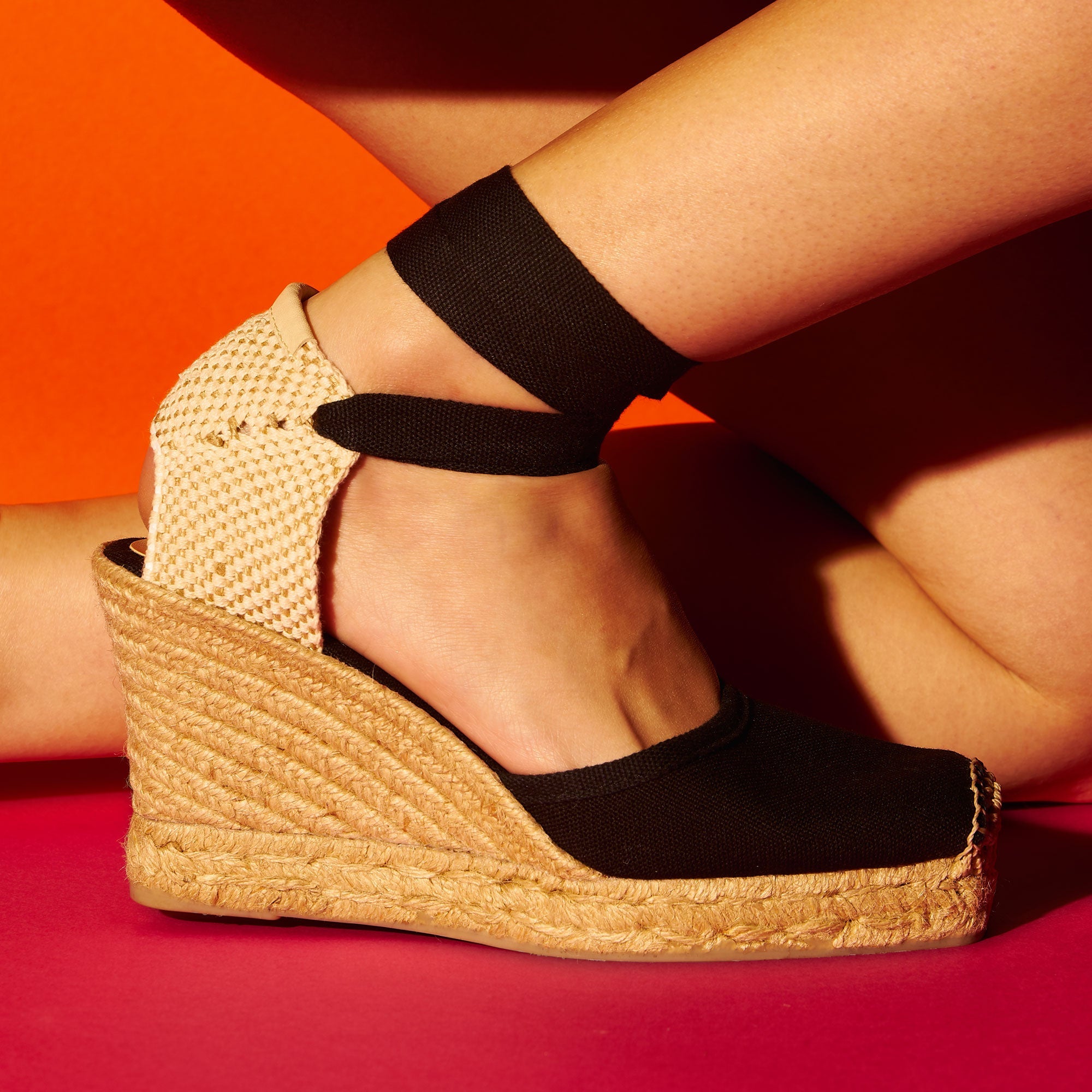 Trancoso Plataform Espadrille Black-Espadrille - Tramadie International