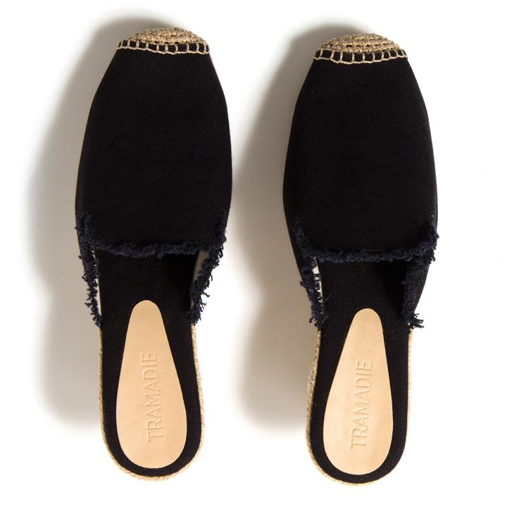 Maresias Mule Black-Espadrille - Tramadie International