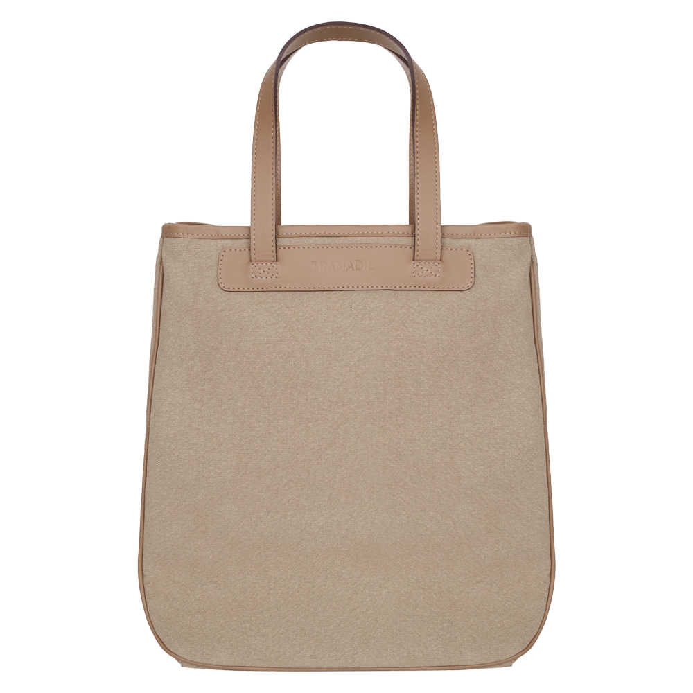 Shopper Bag Kakhi (No Silk)-Bag - Tramadie International