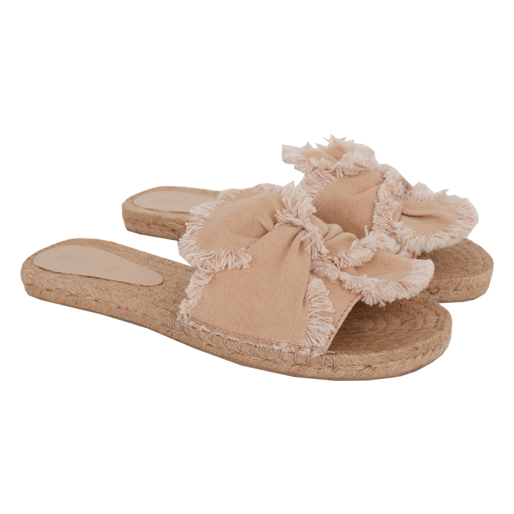 Veneze Mule Beige-Espadrille - Tramadie International