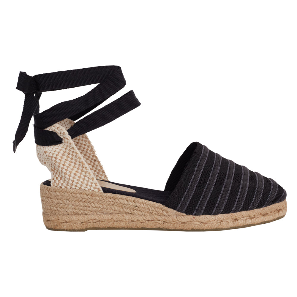 Mesh Palmae Palma Espadrille Black-Espadrille - Tramadie International