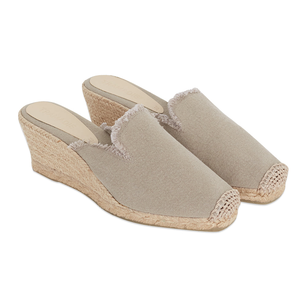 Maresias Mule Kakhi-Espadrille - Tramadie International