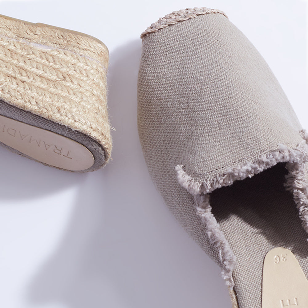 Maresias Mule Kakhi-Espadrille - Tramadie International