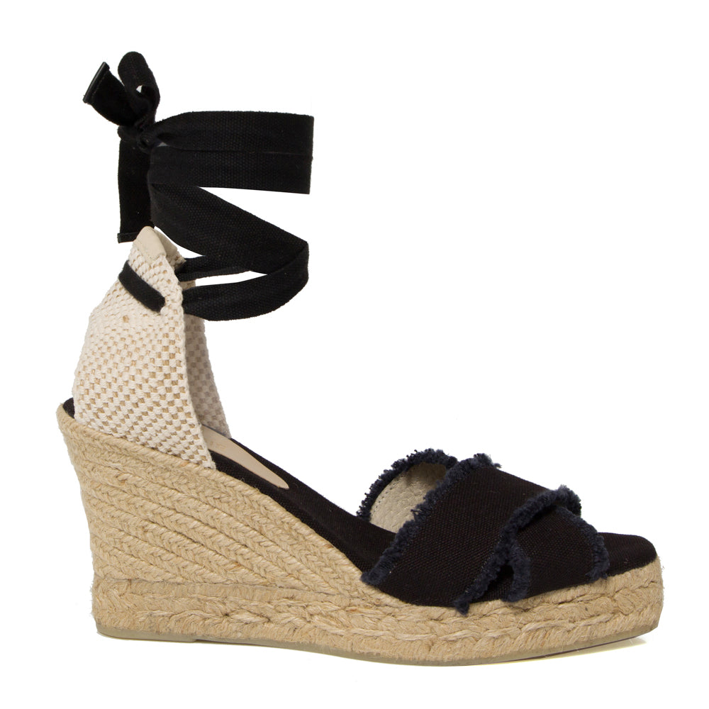 Itacaré Sandal Black-Espadrille - Tramadie International