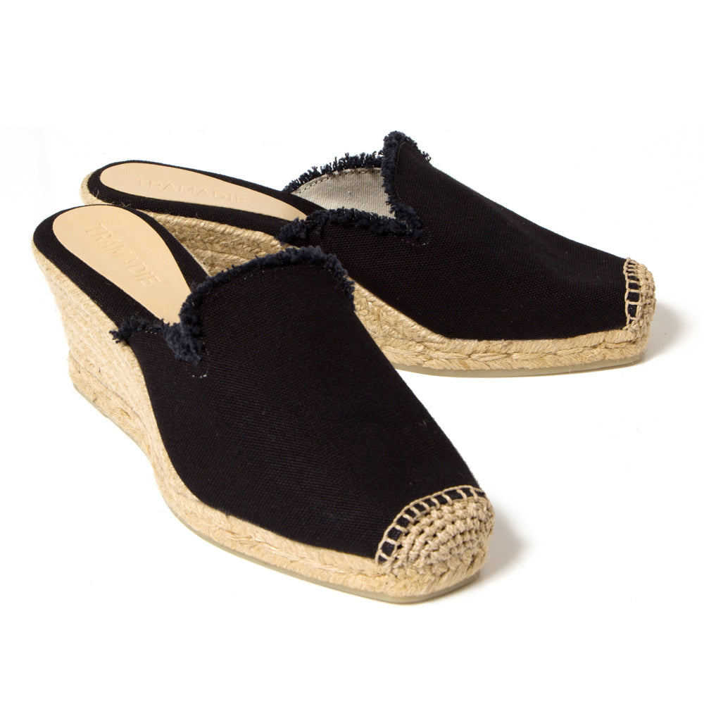 Maresias Mule Black-Espadrille - Tramadie International