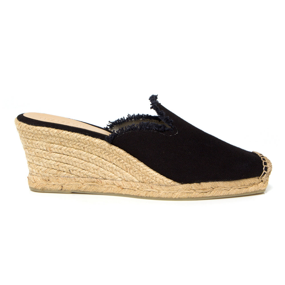 Maresias Mule Black-Espadrille - Tramadie International